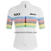 Maglia 2023 Campionati del mondo UCI Manica Corta Road 100 Bianco Multicolore